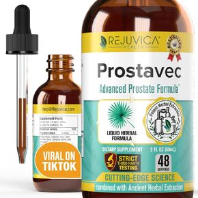 Prostavec Advanced Prostate Support Supplement - Liquid Formula for Faster Absorption with Pygeum, Saw Palmetto, Stinging Nettle + Turmeric & Damiana - Vegan, Non-GMO - 2 fl oz in Saudi Arabia