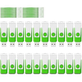 محرك أقراص فلاش USB AGECASH سعة 8 جيجابايت محرك أقراص USB كبير 20 حزمة USB 2.0 محرك إبهام ذاكرة عصا Pendrive Zip Drive مفتاح USB مع حبل 20 قطعة، محرك قفز دوار 8 جيجابايت للعودة إلى المدرسة والمكتب والمشروع (رمادي) in Kuwait