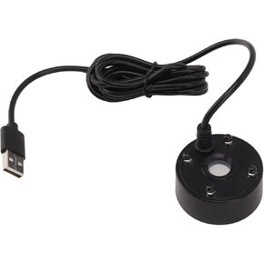 Ejoyous Mist Maker Fogger USB أضواء LED ملونة في الأماكن المغلقة نافورة المياه بركة الضباب آلة البخاخة لخزانات الأسماك الجنينة بركة الطيور ديكو (أبيض) in Saudi Arabia