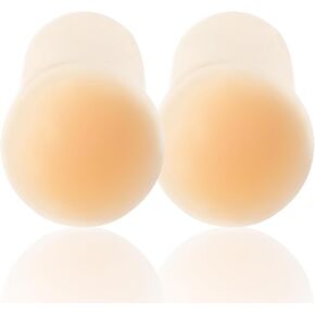 UIMERO 2025 Nipple Covers for Women with Lift, Added Lift Adhesive Silicone Nipple Pasties, Reusable Sticky Bra Breast Covers in Saudi Arabia