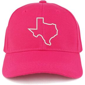 Trendy Apparel Shop Texas State Outline Embroidered Youth Size Kids Structured Baseball Cap in Saudi Arabia