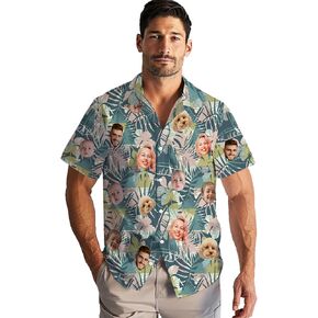 Custom Hawaiian Shirt for Men Funny, Personalized Shirts for Women Family Matching Outfits, Funny Hawaiian Shirt for Men in Saudi Arabia