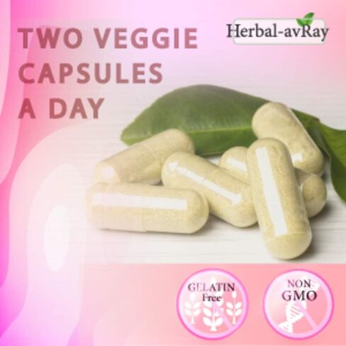 Pueraria Mirifica Capsules - Natural Breast Enhancement Pills for Women - Breast Enlargement Pills - Breast Growth, Vaginal Health, Menopause Relief, Skin & Hair Health - 90 Vegan Capsules in Saudi Arabia