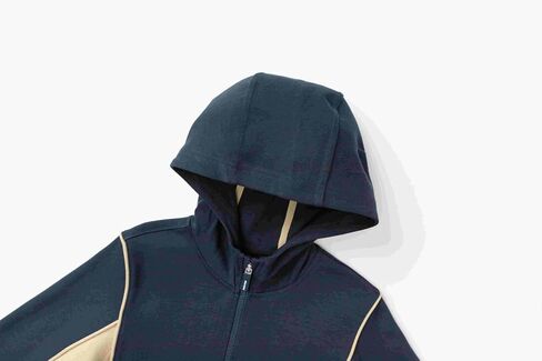 معطف رياضي للجنسين من eton kidd، سترة قطنية مقاومة للرياح، بغطاء للرأس، تصميم كتلة الألوان، جيوب مزدوجة، ملابس خارجية، 4 ألوان متاحة in Kuwait