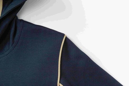 معطف رياضي للجنسين من eton kidd، سترة قطنية مقاومة للرياح، بغطاء للرأس، تصميم كتلة الألوان، جيوب مزدوجة، ملابس خارجية، 4 ألوان متاحة in Kuwait