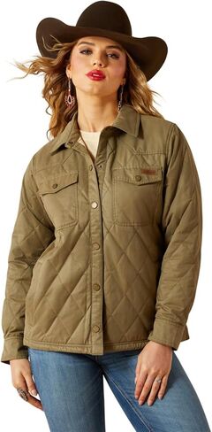 ARIAT womens Grizzly Quilted Barn Jacket in Saudi Arabia