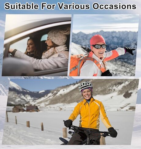 YSense Winter Gloves Women Warm Touch Screen Gloves for Cold Weather Soft Comfy Thermal Fleece Lined Knit Gloves In Outdoor in Saudi Arabia