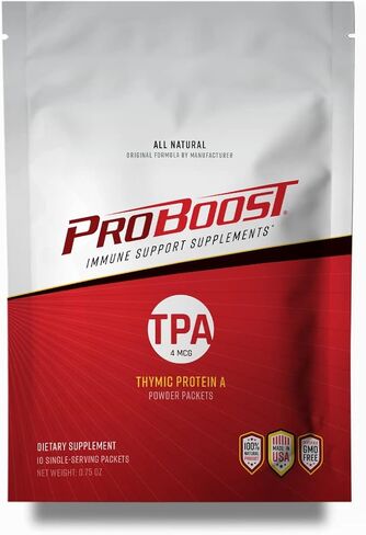 4 McG Thymic Protein A (TPA) Powder Packets - All Natural, Non-GMO, Immune Regulation and Support Supplement - 60 Packets, 4 McG TPA/Serving in Saudi Arabia