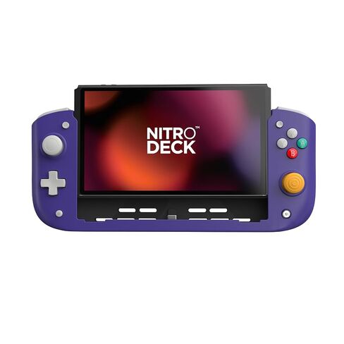 CRKD Nitro Deck - Professional Handheld Deck with Zero Stick Drift for Nintendo Switch and Switch OLED (Rocket League Silver Edition) in Kuwait