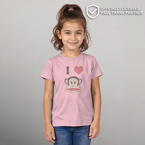 تي شيرت للفتيات من Paul Frank Distressed I Heart Julius in Saudi Arabia