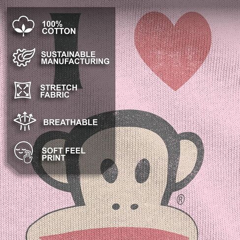 تي شيرت للفتيات من Paul Frank Distressed I Heart Julius in Saudi Arabia
