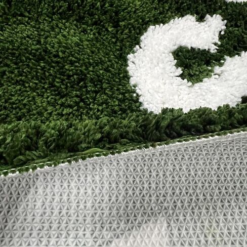 WET GRASS Rug - Green Grass Classic Handmade Flocked Area Rug - Hypebeast Home Decor Carpet - 4 * 5.3ft (120 * 160cm) Apartment Living Room/Home Office/Nursery Centerpiece - Artistic Premium Floor Mat in Saudi Arabia