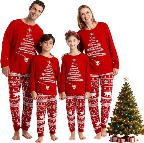 Matching Christmas Pjs For Family Christmas Family Set Family Christmas Matching Sets Family Sleepwear Pajamas in Saudi Arabia