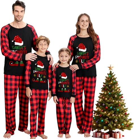 Matching Christmas Pjs For Family Christmas Family Set Family Christmas Matching Sets Family Sleepwear Pajamas in Saudi Arabia