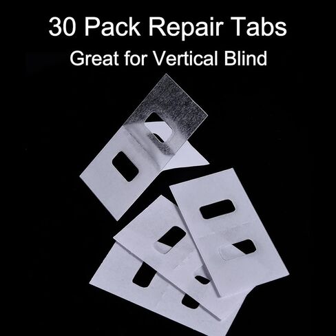 TOODOO Vertical Blind Repair Tabs Vertical Blind Vane Saver, Clear (30) in Saudi Arabia