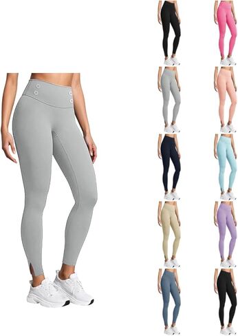 Womens Yoga Pants Winter Warm Fleece Lined High Waist Trouser Tummy Control Buttock Leggings Soft Athletic Tights in Saudi Arabia