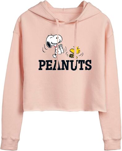 HYBRID APPAREL - Peanuts - Snoopy And Woodstock - Ladies Cropped Hoodie in Kuwait