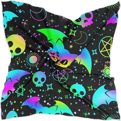 Satin Square Head Scarves Silk Neck Scarf Hair Sleeping Wraps for Women in Saudi Arabia