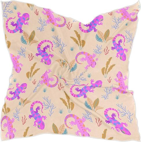 Satin Square Head Scarves Silk Neck Scarf Hair Sleeping Wraps for Women in Saudi Arabia