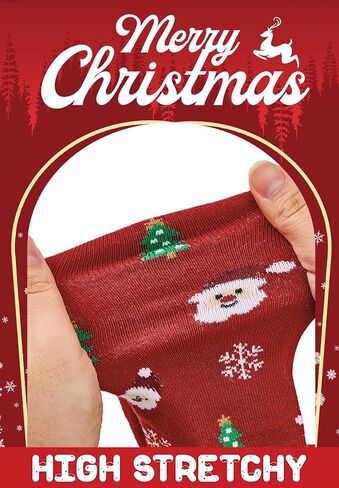 Zando Christmas Tights for Girls 4-8 Years - Ultra Soft Seamless Girls Christmas Stocking for Winter Parties Daily in Saudi Arabia