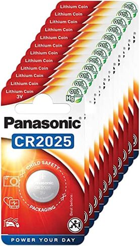 Panasonic CR2032 Battery (2 Pack), Lithium Coin Cell, 3V in Saudi Arabia