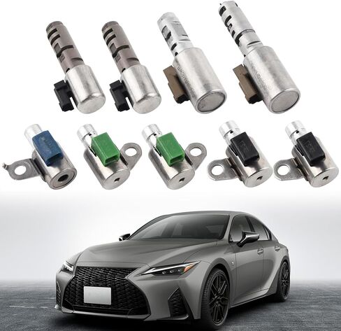 10pcs Transmission Solenoid Valve Kit 1087298388 Compatible with 8HP45 8HP70 8HP90 Mechatronics 8speed After-Market Parts in Kuwait