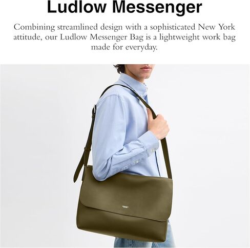 Ludlow Messenger من الجلد الطبيعي المحبب بالكامل in Saudi Arabia