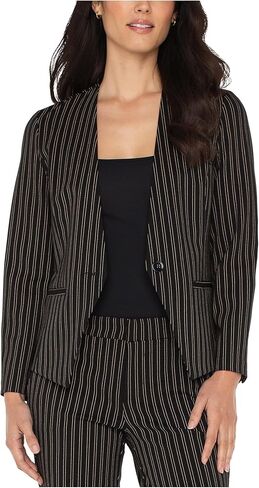 Liverpool Womens Petite Collarless Super Stretch Ponte Fitted Blazer in Saudi Arabia
