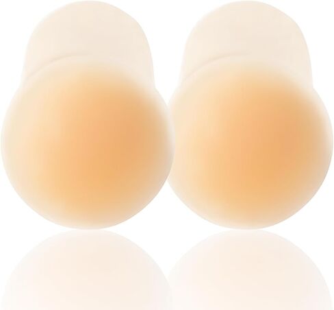 UIMERO 2025 Nipple Covers for Women with Lift, Added Lift Adhesive Silicone Nipple Pasties, Reusable Sticky Bra Breast Covers in Saudi Arabia