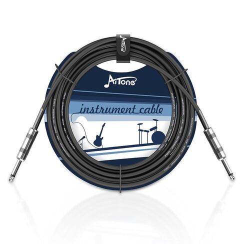 AITONE Patch Cables 6 Pack 1/4 Inch Patch Cords for Bass Guitar Effect Pedal 1.2ft (A-C05) in Saudi Arabia