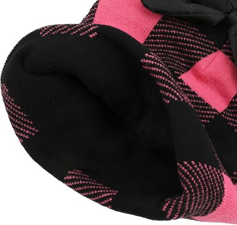 Disney Minnie Mouse Ears Pink Plaid Cuff Beanie in Saudi Arabia