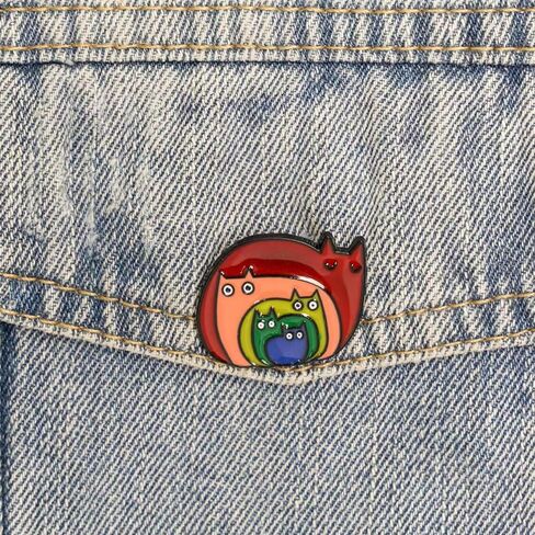 4 قطعة دبابيس قوس قزح فخر LGBTQ عشاق المينا فخر دبابيس ل معاطف للأطباء والممرضات قميص ظهره قبعة الديكور مجوهرات اكسسوارات هدية in Kuwait