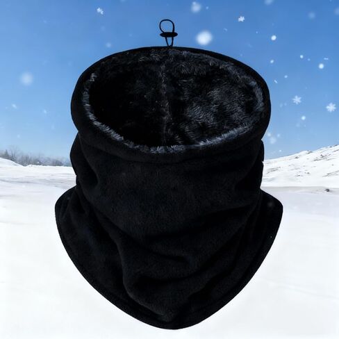 Winter Neck Warmer Neck Cover Windproof Fleece Face Mask for Skiing, Hiking, and Cycling Ultra-Warm Fleece Lining in Saudi Arabia