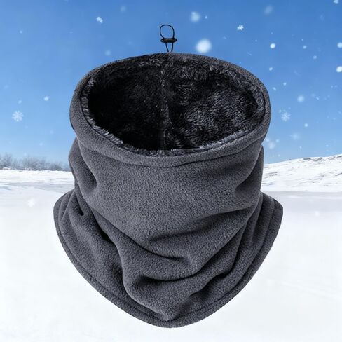 Winter Neck Warmer Neck Cover Windproof Fleece Face Mask for Skiing, Hiking, and Cycling Ultra-Warm Fleece Lining in Saudi Arabia