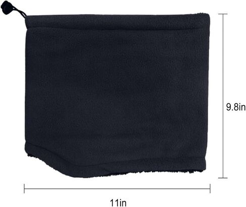 Winter Neck Warmer Neck Cover Windproof Fleece Face Mask for Skiing, Hiking, and Cycling Ultra-Warm Fleece Lining in Saudi Arabia