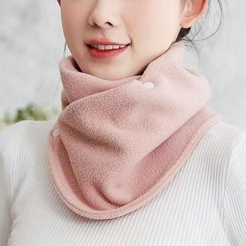 Neck Warmer Scarf for Men and Women, Winter Thickened Fleece-Lined Warm Neck Gaiter, Riding Windproof Warm Scarf in Saudi Arabia