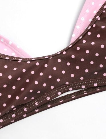 ZAFUL Women's Plaid Bikini Set Colorblock Dual Straps Halter String Tie Side 2 Piece Swimsuit Bathing Suit in Saudi Arabia