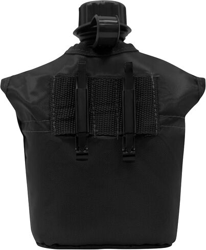 3PC Canteen KIT W/Cover &Aluminum Cup-Black in Saudi Arabia