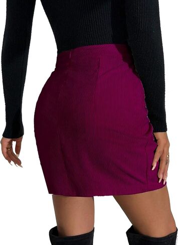 تنورة قصيرة للنساء Bodycon Ruched توليب مرونة عالية الخصر تنورة سروال قصير التفاف غير متناظرة مثير التنانير القصيرة in Kuwait