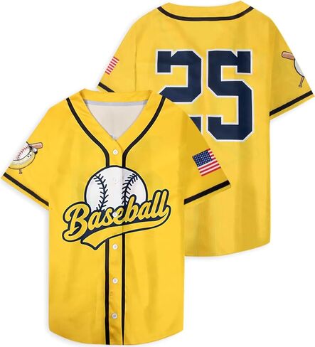 Baseball Jersey for Women Game Day Shirt Baseball Graphic Fan Number Tees Button up Short Sleeve Top in Saudi Arabia
