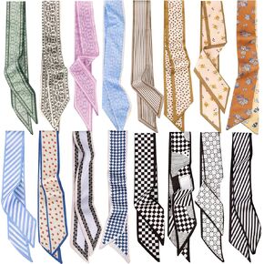 Scarves for Women, Multifunctional Fashion Boho Scarves for Purse Bag Head Neck Hair Accessories in Kuwait