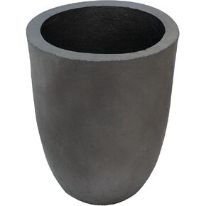 QNK #6 6 كجم بوتقة طين جرافيت مع صنبور صب لصهر المعادن وتكرير الذهب والفضة والنحاس والنحاس والألومنيوم in Kuwait