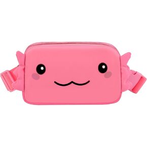 حقيبة فاني باك كروس للبنات، حقيبة خصر كرتونية مع حزام قابل للتعديل لعيد الميلاد وهدايا شخصية للفتيات المراهقات، حقيبة فاني باك كروس بحزام حقيبة أشياء عصرية لطيفة (وردي) in Kuwait