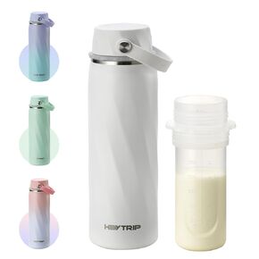 HEYTRIP Vacuum Insulated Breastmilk Cooler Bottle, 20oz Stainless Steel Portable Breastmilk Chiller, Reusable Storage Container Keeps Milk Fresh for 36+ Hours, TSA Approved, Mint Green in Kuwait