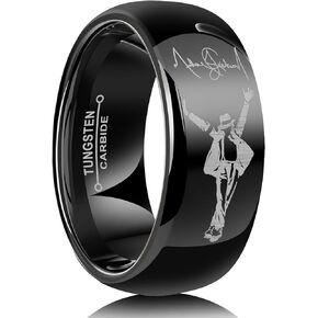 6mm 8mm Silver/14K Gold/Black Tungsten Carbide Men's Fashion Wedding Ring Suitable for Daily Wear Sizes 7 to 13 in Saudi Arabia