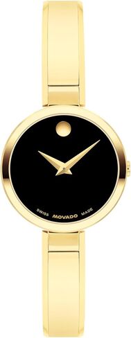 Movado Moda Women's Bangle Watch - Swiss Quartz, Stainless Steel - Classic, Modern Luxury Fashion Timepiece for Her - 24mm in Saudi Arabia