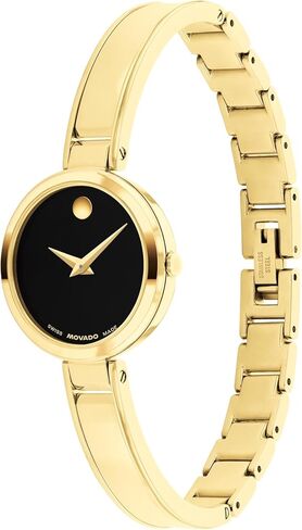 Movado Moda Women's Bangle Watch - Swiss Quartz, Stainless Steel - Classic, Modern Luxury Fashion Timepiece for Her - 24mm in Saudi Arabia
