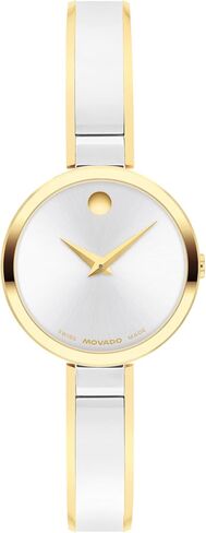 Movado Moda Women's Bangle Watch - Swiss Quartz, Stainless Steel - Classic, Modern Luxury Fashion Timepiece for Her - 24mm in Saudi Arabia