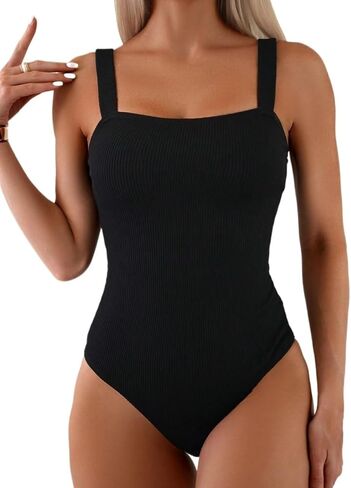 Women's Backless One Piece Swimsuit Casual Sleeveless High Stretch Monokini for Beach & Vacation in Saudi Arabia