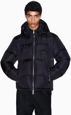 Armani Exchange mens Icon Puffer Down Jacket in Saudi Arabia